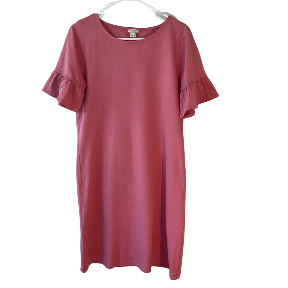 J Crew women’s size S dress pink short sleeve